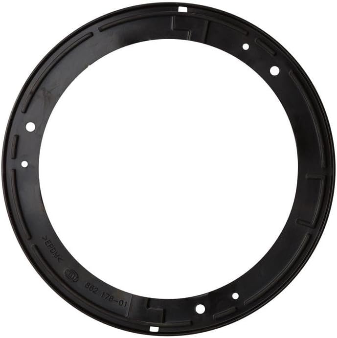 HELLA - Halogen-Rundumkennleuchte - KL 8000 - 12V - blau - Anbau/geschraubt - Stecker: Flachstecker