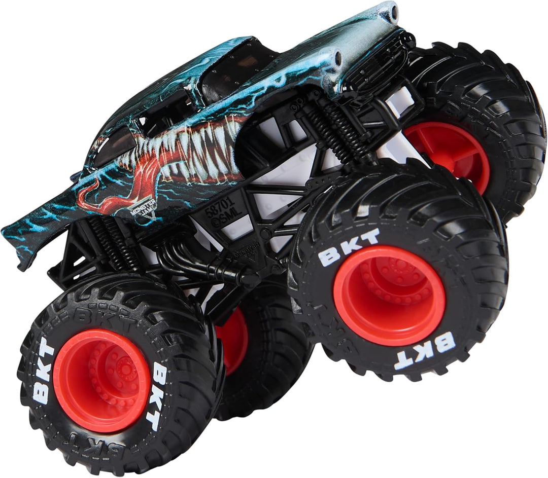 Monster Jam - Zweier-Pack Original Monster Trucks im Marvel Superhelden-Design, Venom vs. Spider-Man
