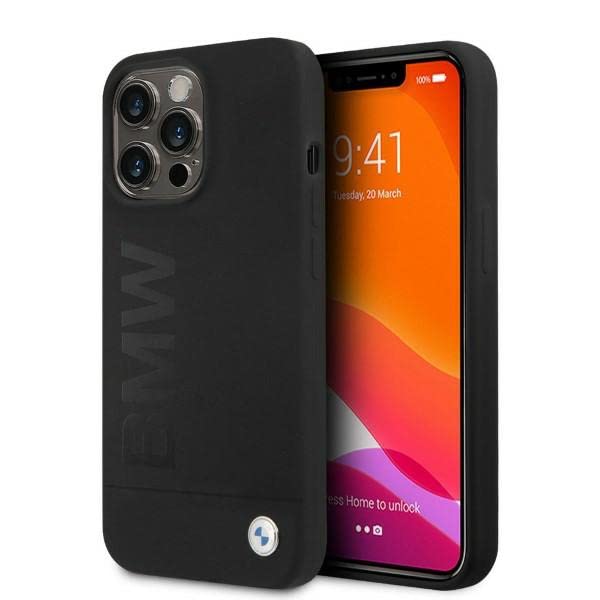 BMW Hülle für iPhone 13 Pro / 13 6.1" schwarz Hartschale Silikon Signature Logo