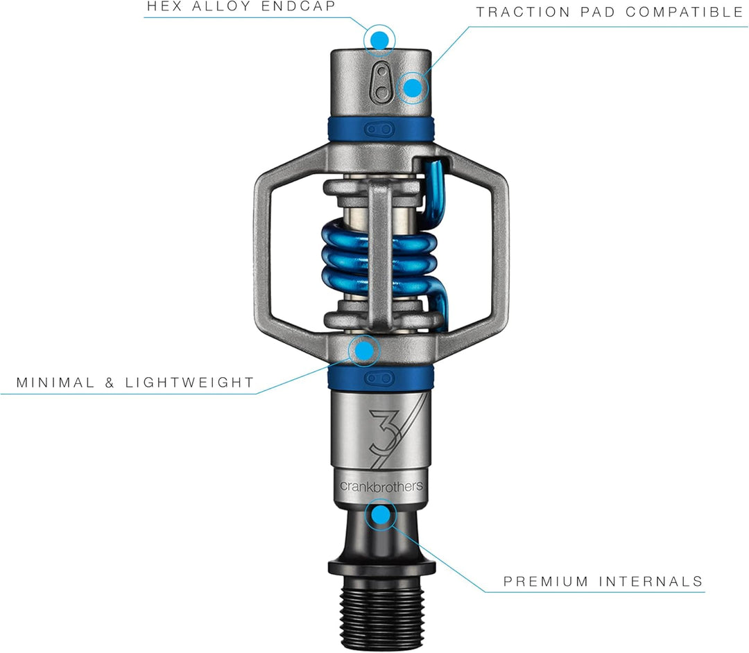 Crank Brothers Pedale CRANKBROTHERS Egg Beater 3 BLAU, BLAU