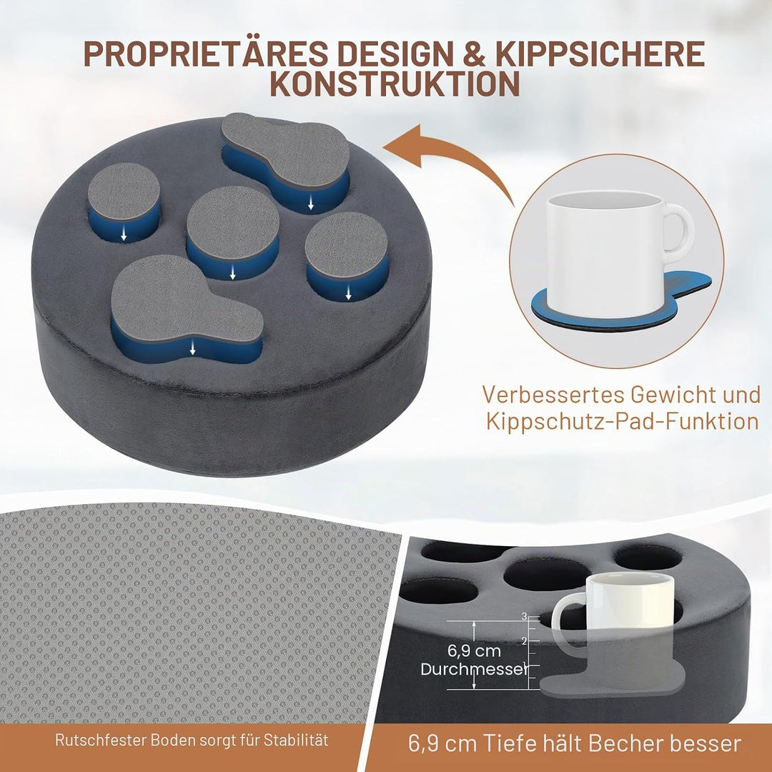 INNO STAGE Couch Cup Holder Getränkehalter, Sofa Getränkehalter Kissen, Abnehmbare und Washbare Kiss