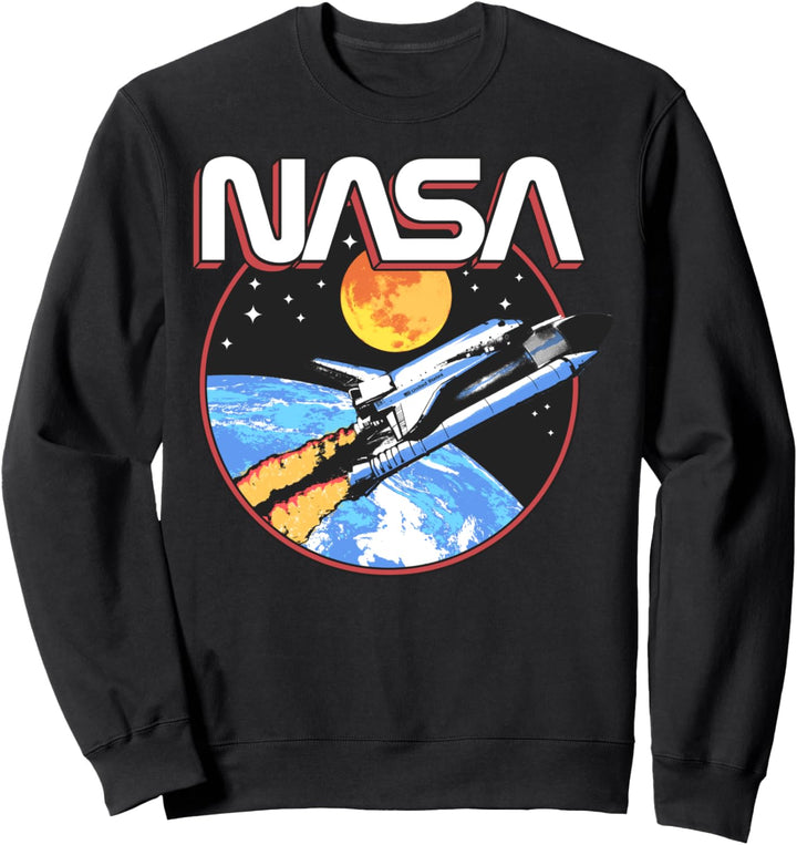 NASA Retro Lift Off Space Patch Sweatshirt