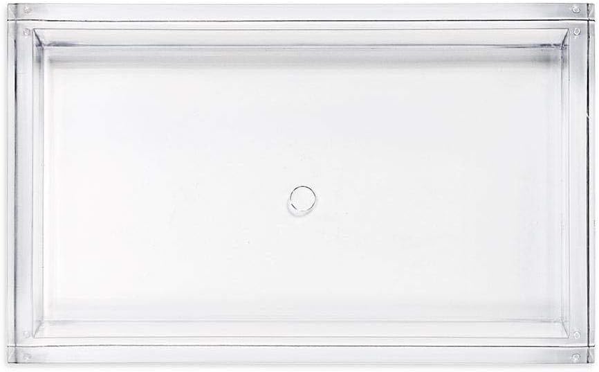 Caspari HG02 - Handtuchhalter aus Acryl für Gäste, transparent 22.2 x 13.6 x 4.9cm, 22.2 x 13.6 x 4.