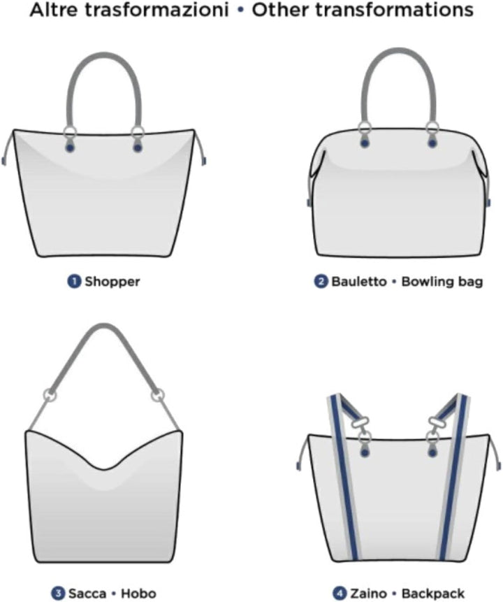 GABS Tasche G3 Plus M Handtasche Umhängetasche Hobo Koffer Rucksack transformierbar Butter., Butter.