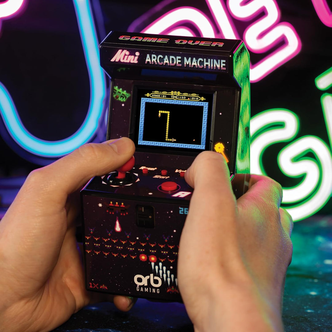 Mini-arcademachine, 240 ingebouwde Games, 8-bit Retro-arcadegames, 2,5-inch kleurenscherm, 8-Weg Joy