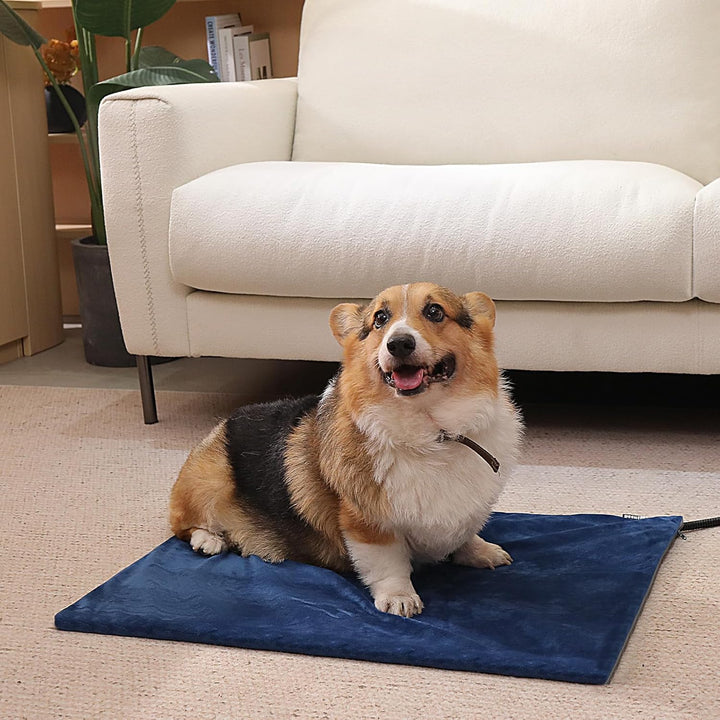 pecute Haustier Heizkissen, Elektrisch Haustier für Hunde Katzen, Heizdecke Hundematte mit Konstante