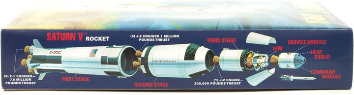 AMT Ertl AMT1174/12 1/200 Saturn V Rakete mit Apollo-Kapsel Rocket Modellbau