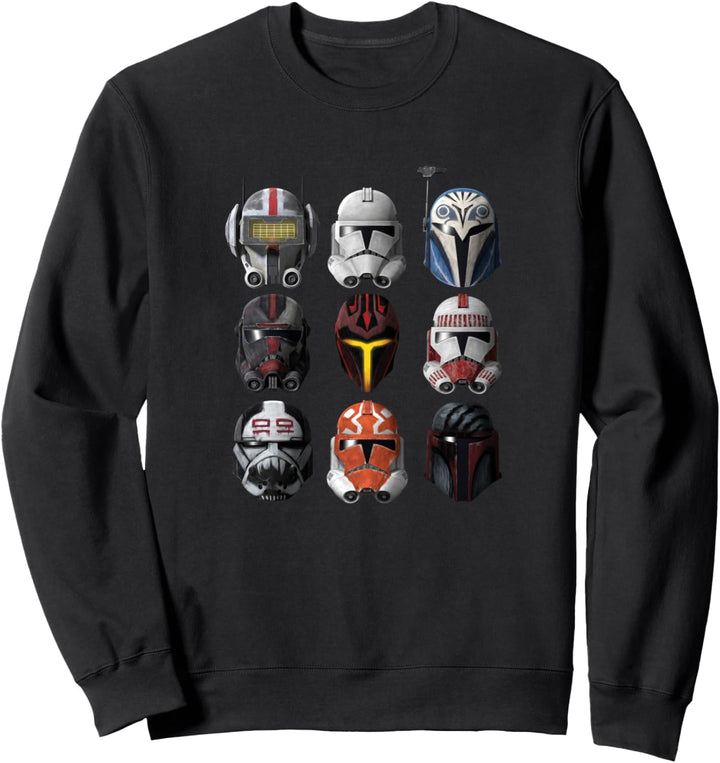 Star Wars: The Clone Wars Clone Helmets Sweatshirt