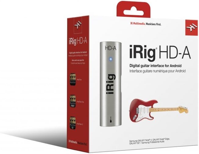 IK Multimedia IP-IRIG-HDA-IN Digital Gitarre Interface für Android-Gerät