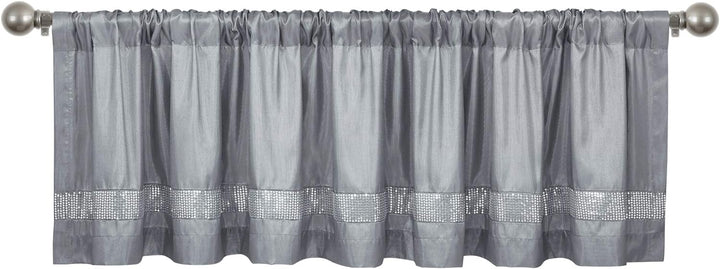 Lush Decor Sternenhimmel-Vorhang, 45,7 x 213,4 cm, Grau / silberfarben Grau und Silber 18"L x 84"W G