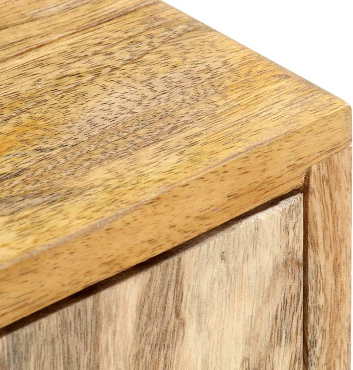 vidaXL Mangoholz Massiv TV Schrank mit 4 Türen Lowboard Fernsehschrank Fernsehtisch TV Möbel Board S