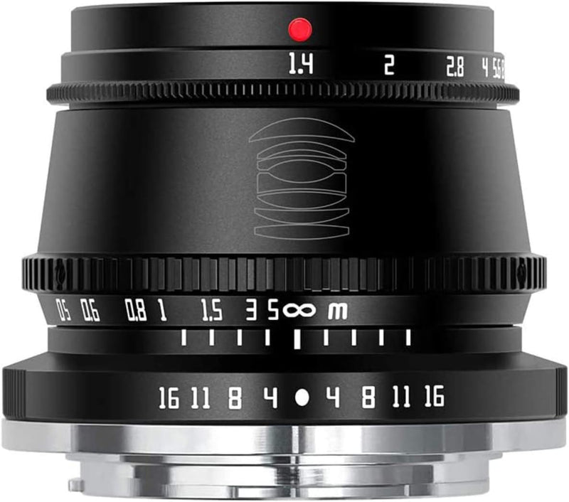 TTArtisan 35mm F1.4 Objektiv APS-C MF Kameraobjektiv kompatibel mit NZ Mount Kameras ZFC Z50 Z5 Z6 Z