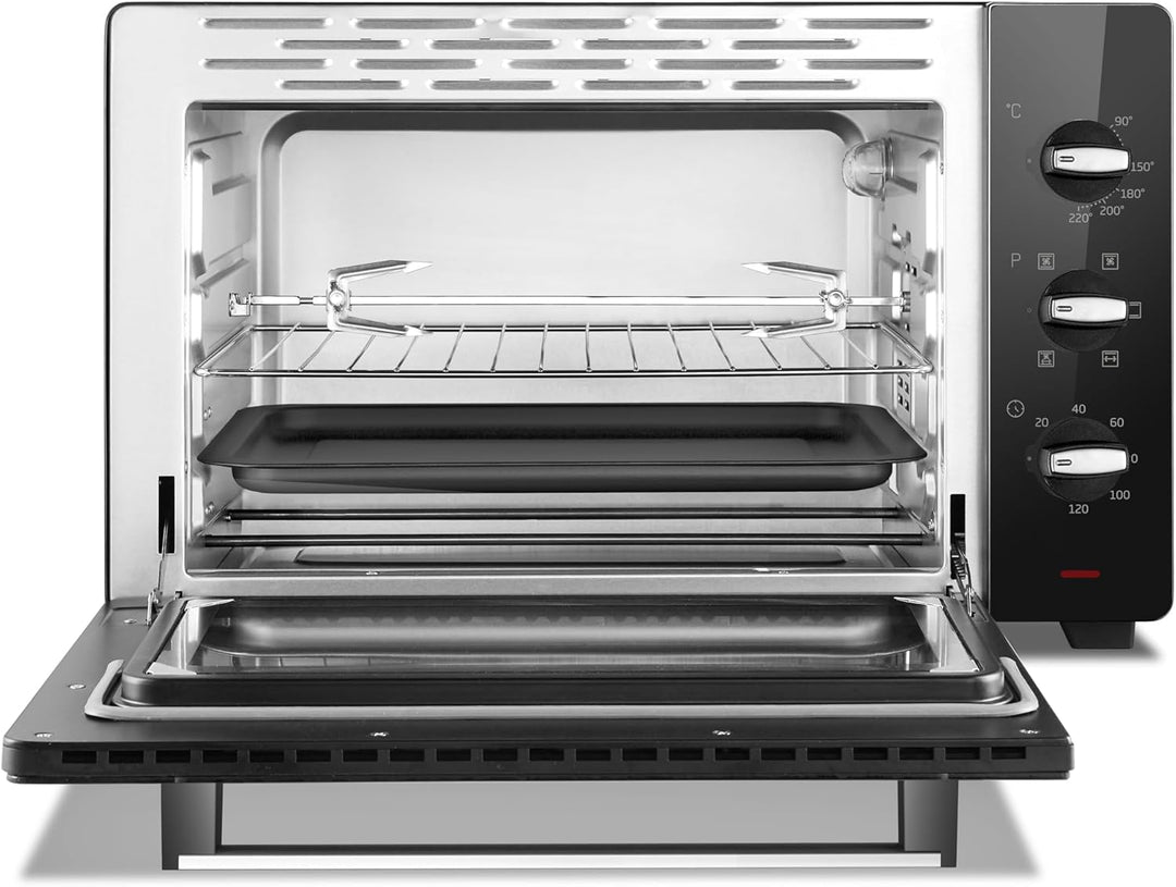 Beko - BMOF45B – Elektroherd, mit Umluft, 45 Liter, 2000 W, 5 Funktionen, Timer 120 min, Temperatur