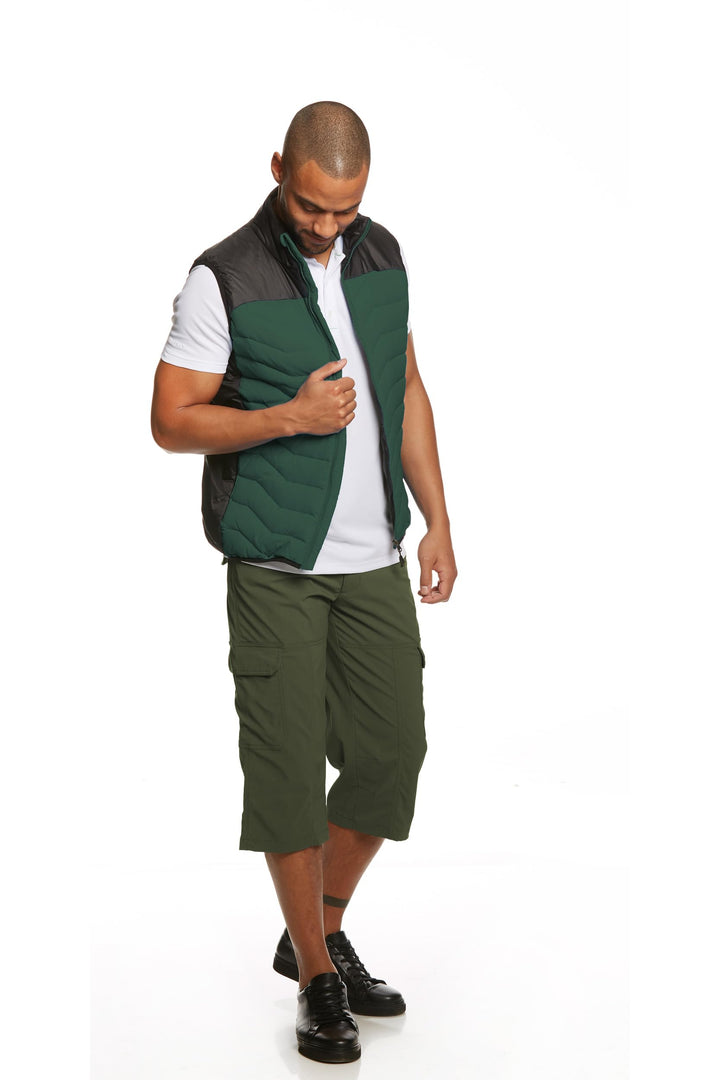 Jeff Green Herren Elastische Schnell Trocknende Leichte Dreiviertel Cargo Outdoor Funktions Hose Tor