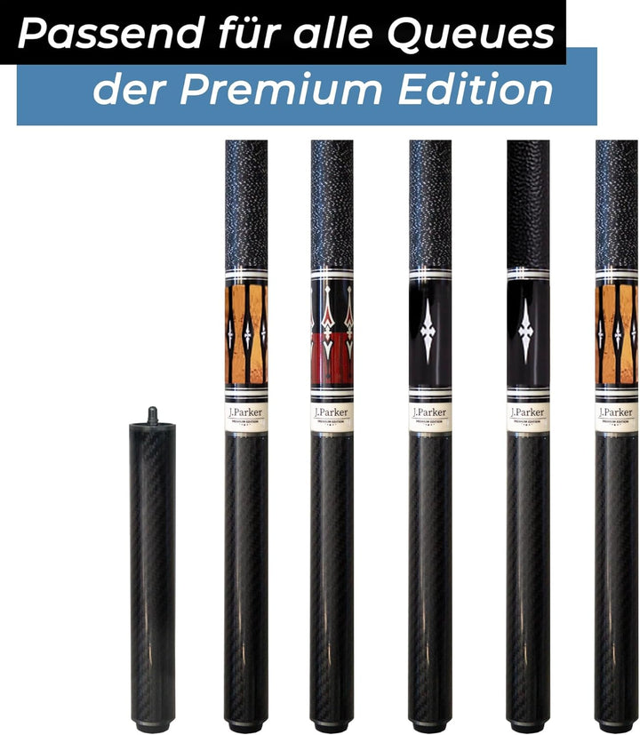 Parker Billardqueue Premium Edition PE-Serie, Profi-Cue, Quick-Joint 12,75 Mehrschicht Leder-Tip, Le