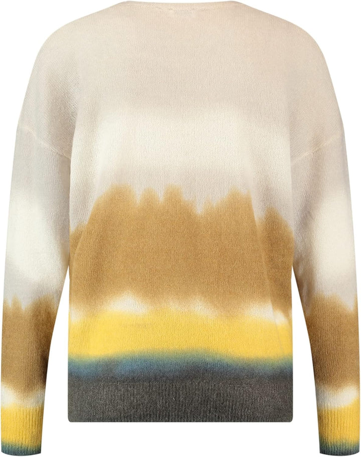 GERRY WEBER Damen 871010-35713 Pullover, Cedar/Leaf/Clay, 42