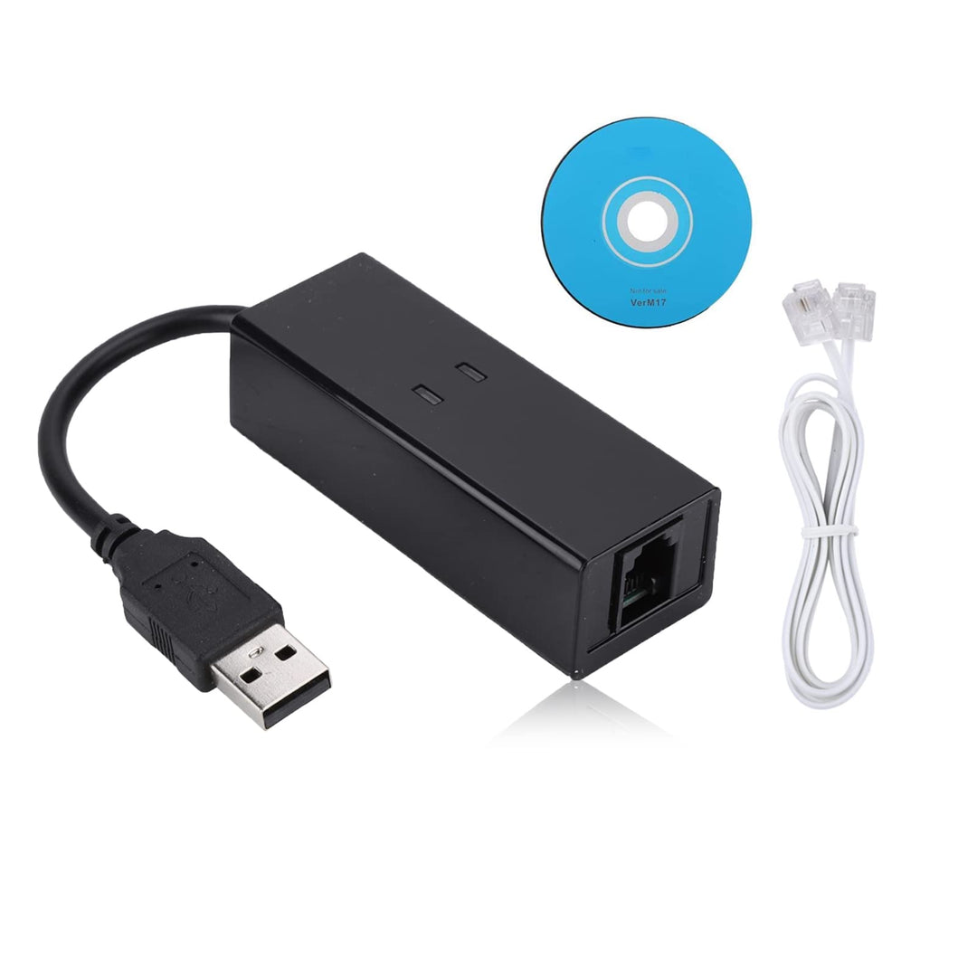 Datenmodem, USB 2.0 Externe Einwahl Sprachfax Datenmodem Fit 56K Download-Geschwindigkeiten Unterstü