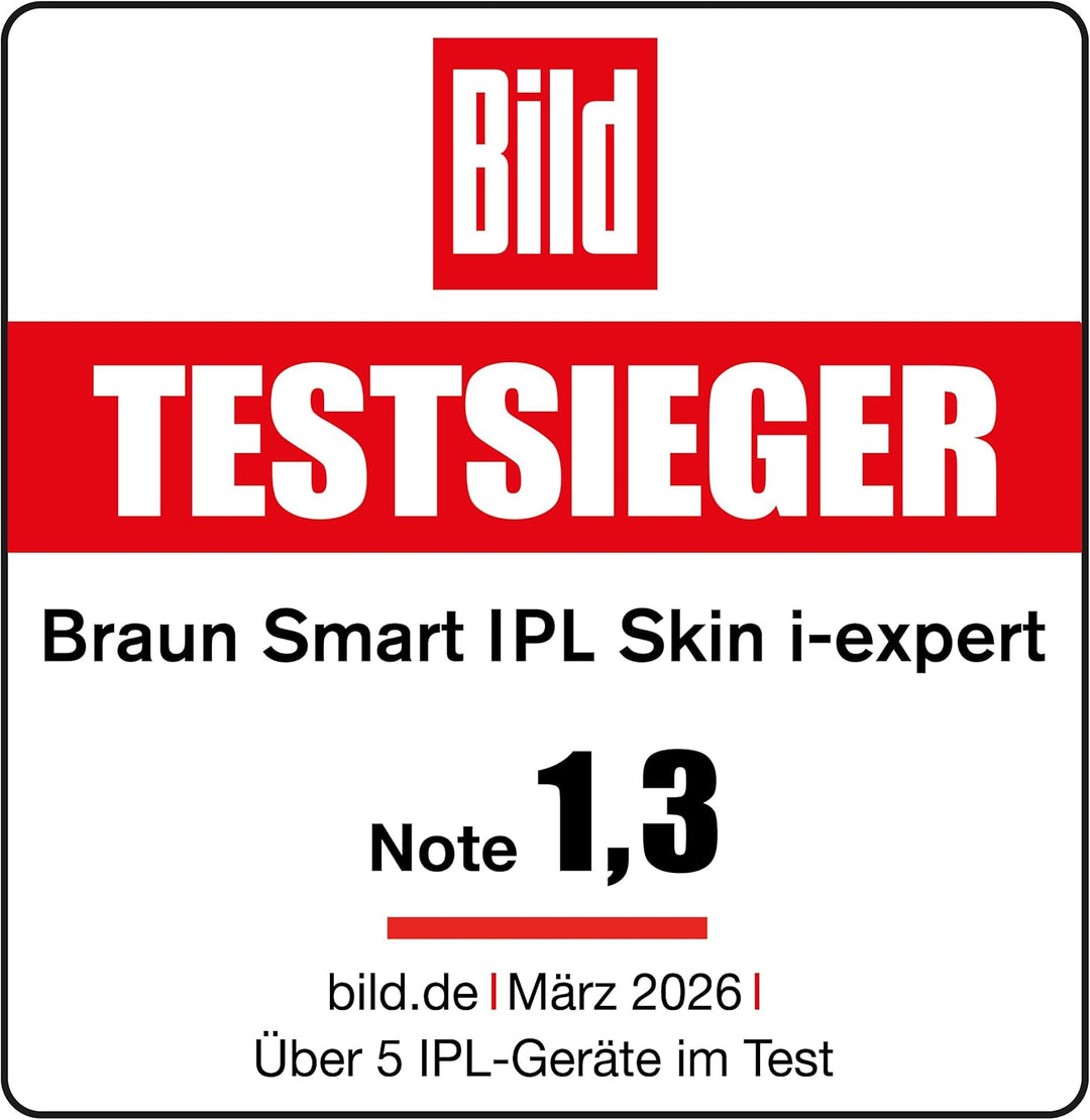 Braun Smart IPL Geräte Haarentfernung Skin i·expert 7 — Professionelle Dauerhafte Laser Haarentfernu