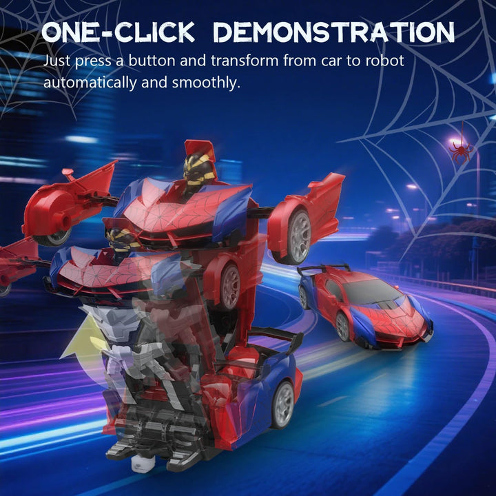 Ferngesteuertes Auto RC Transform Spielzeug ab 4 5 6 7 8 9 Jahre Junge Mädchen, 2.4G 360° Drehung 2