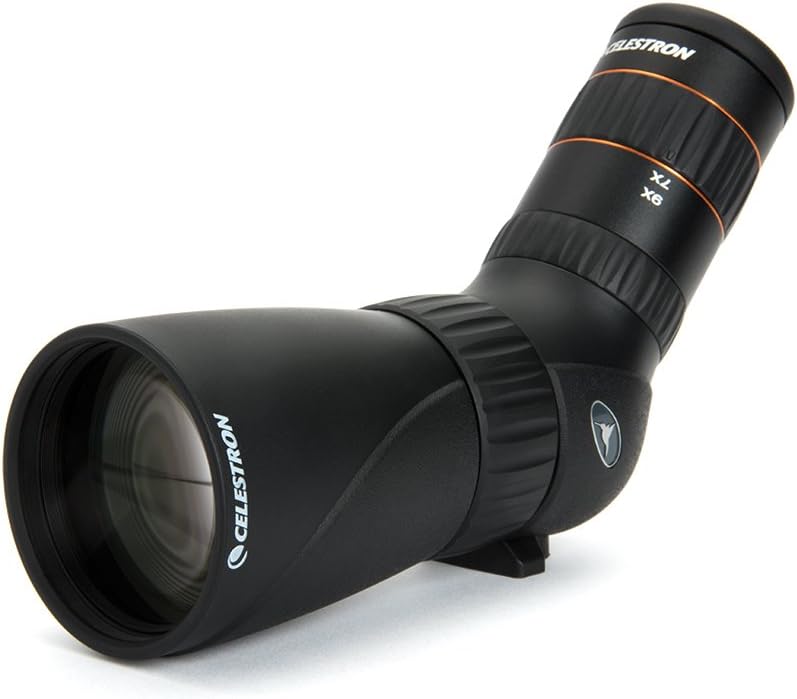 Celestron 52308 9-27 x 56 mm Hummingbird ED Micro Spotter vogelfreundliches Spektiv – Schwarz 9-27 x