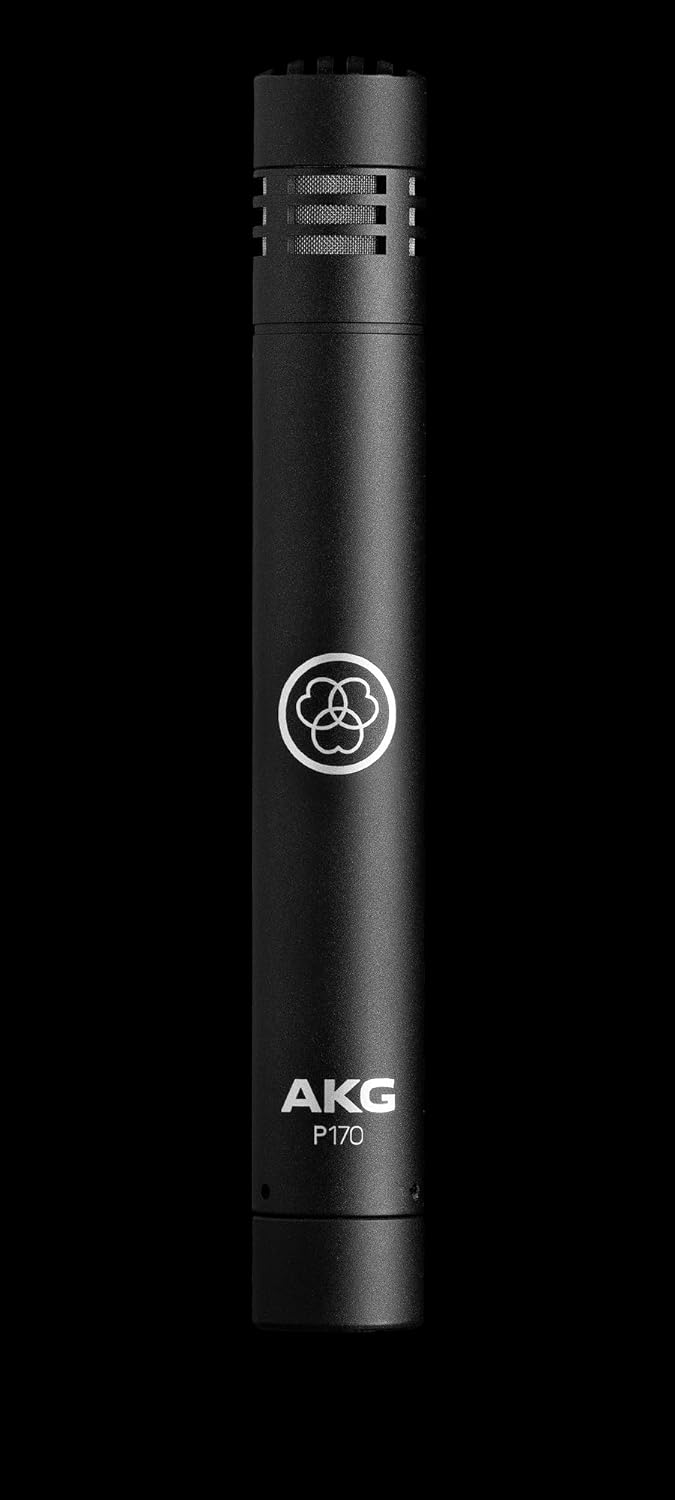 AKG P170 Hochleistungs-Instrumenten-Kondensatormikrofon, Robustes Ganzmetallgehäuse, vielseitiges De
