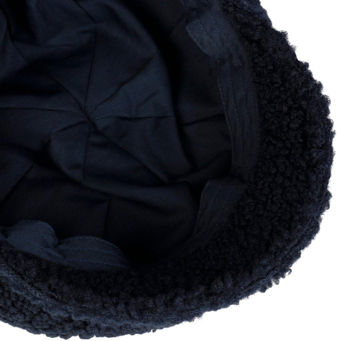 Seeberger Teddy Fur Ballonmütze Schirmmütze Damencap Wintercap Kunstfellcap Baker-Boy-Mütze Mit Schi