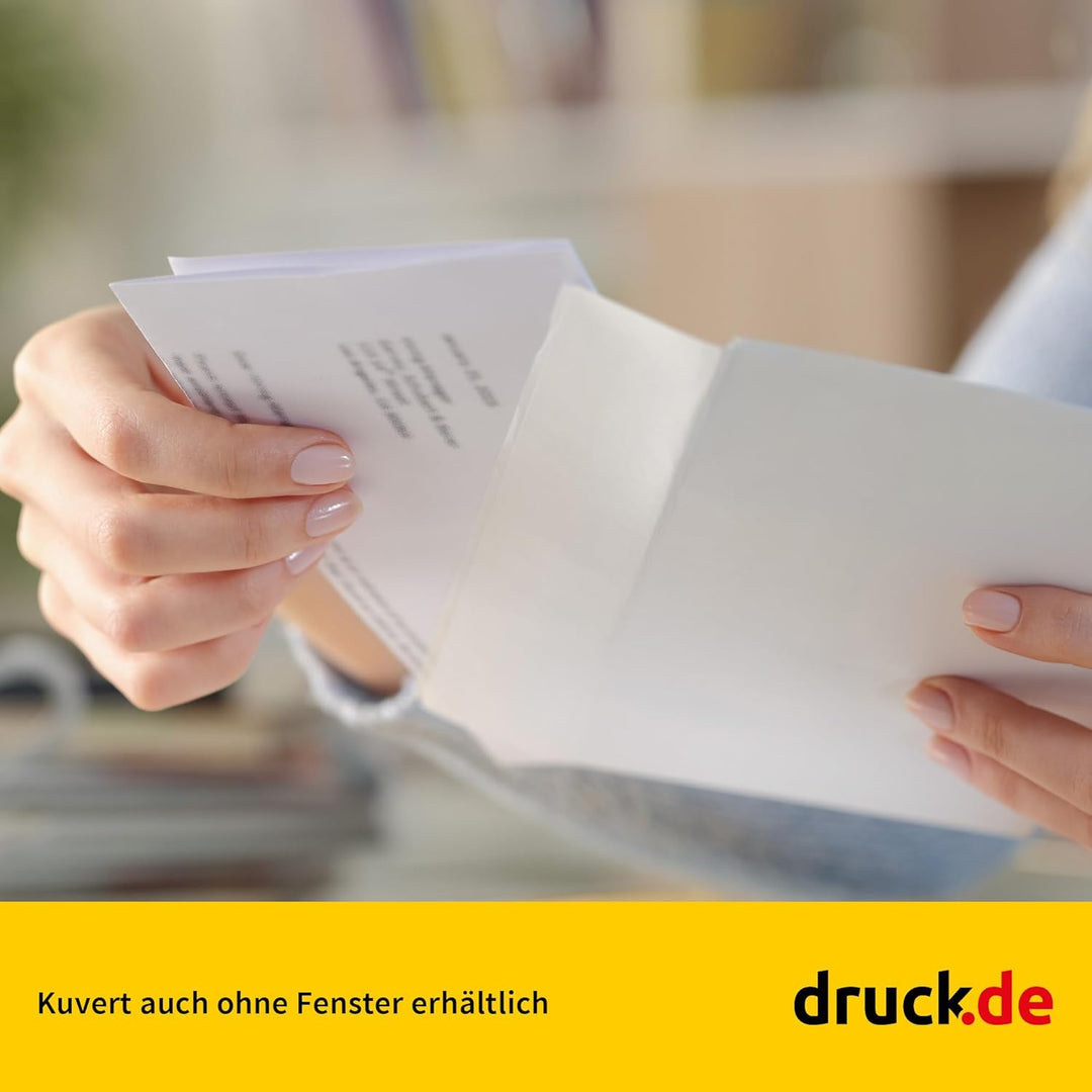 500 Stück Kuverts - Briefumschläge - C4 Tasche ohne Fenster - weiss - selbstklebender Haftfix Versch