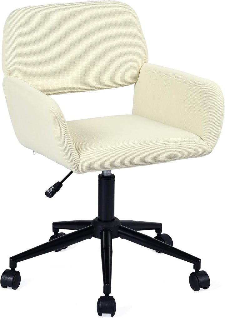 MEUBLE COSY Bürostuhl Ergonomisch Schreibtischstuhl mit höhenverstellbar Armlehnen 360° Drehbar Schm
