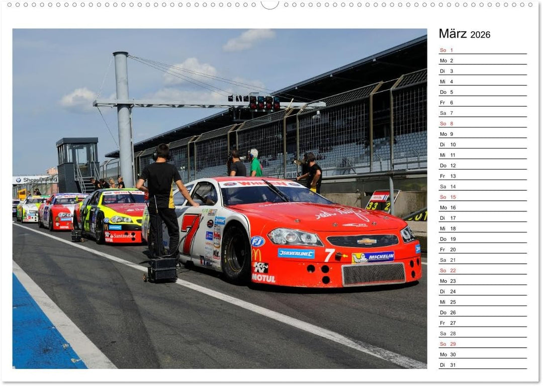 Faszination Motorsport am Nürburgring (Wandkalender 2026 DIN A2 quer), CALVENDO Monatskalender: Acti