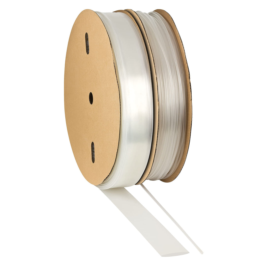 ISOLATECH Schrumpfschlauch Meterware transparent mit Kleber Ø3/4inch (19mm) 50ft (15 Meter) Schrumpf
