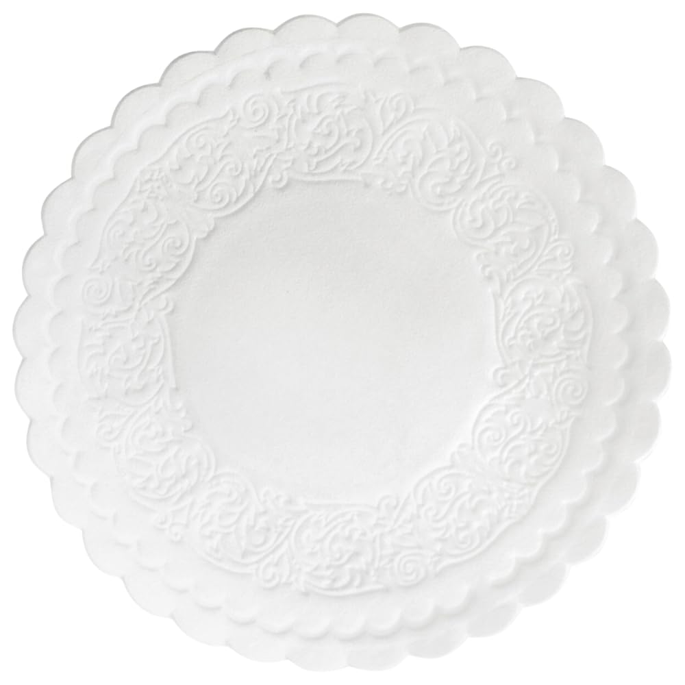 Duni Untersetzer 8lagig Tissue Uni weiss, ø 9 cm, 500 Stück