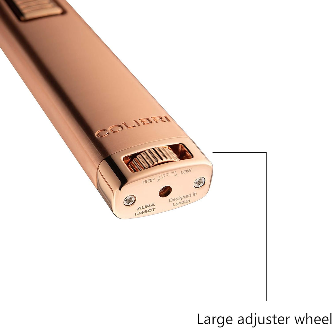 Colibri Aura Jet Flame Kerzenanzünder | Langes Stabfeuerzeug Mit Grosse Reichweite | Luxuriösem Fini