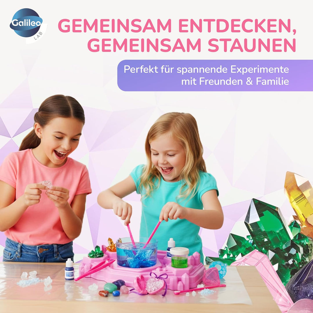 Galileo Lab Mein grosses Kristall-Labor - DIY Experimentierset zur Herstellung riesiger Kristalle &