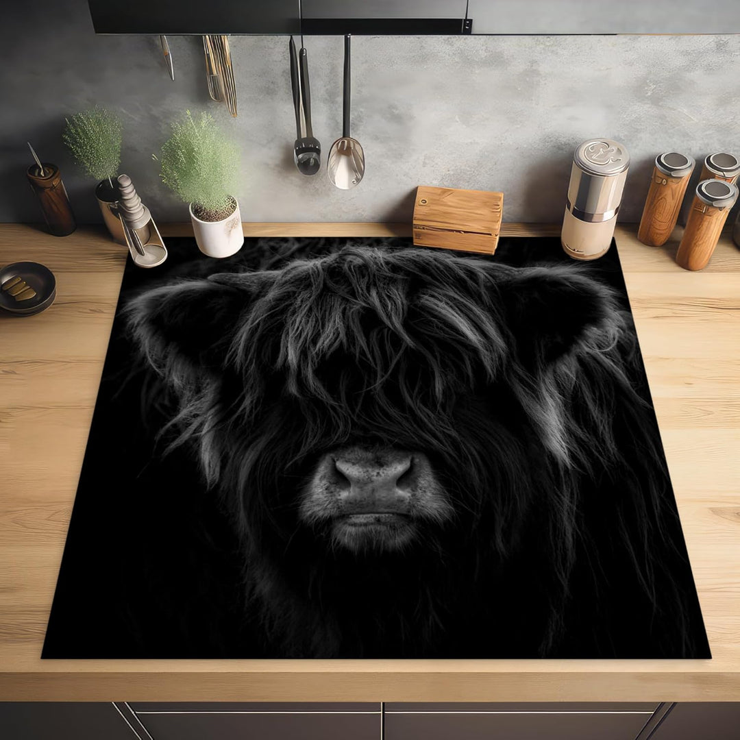 Herdabdeckplatte Einteilig Küche Herdabdeckung Induktionsfeld Ceranfeld Herdabdeckplatten Vinyl Matt