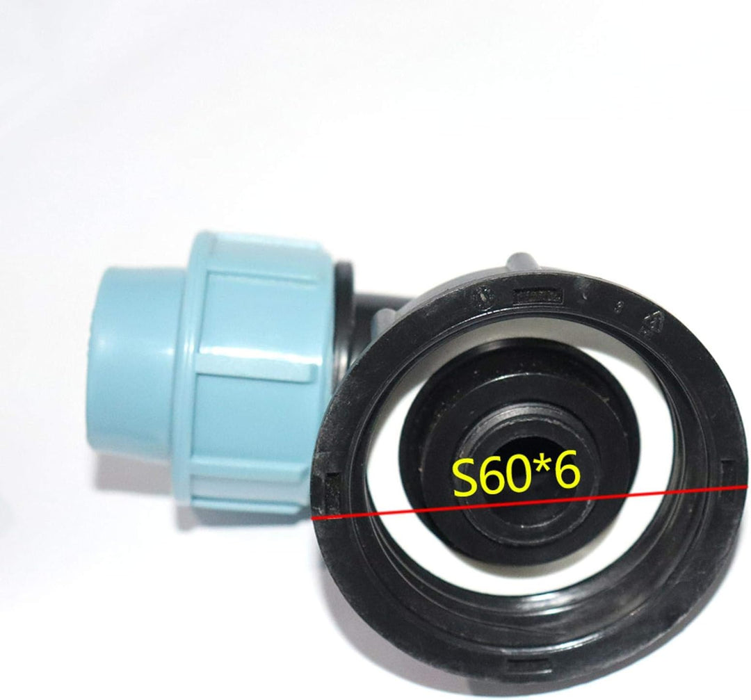 Yeeda IBC Tankadapter, IBC Tank, IBC Tankhahn, IBC Schwanenhals 3/4 Zoll IBC Adapter mit Auslaufhahn