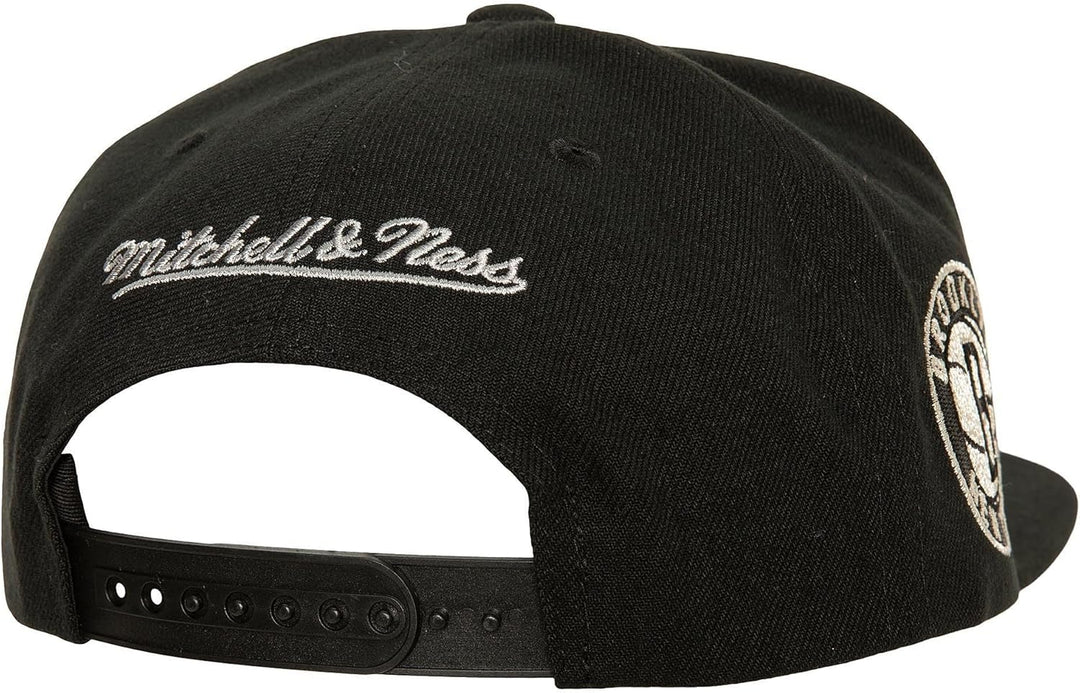 Mitchell & Ness Snapback Kappe Basecap Basketball Eishockey verstellbar Einheitsgrösse #1-nets-black