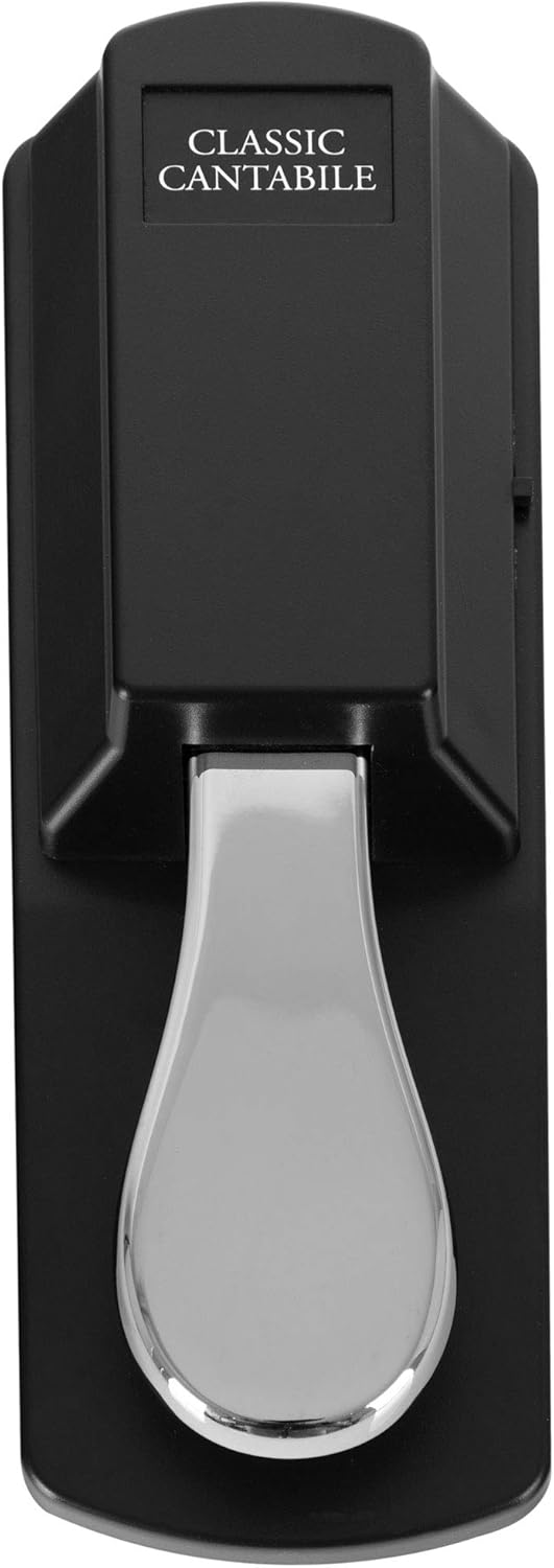 Classic Cantabile FP-1 Universal Sustain Pedal - Für alle Keyboards, Stagepianos und E-Pianos - Umsc