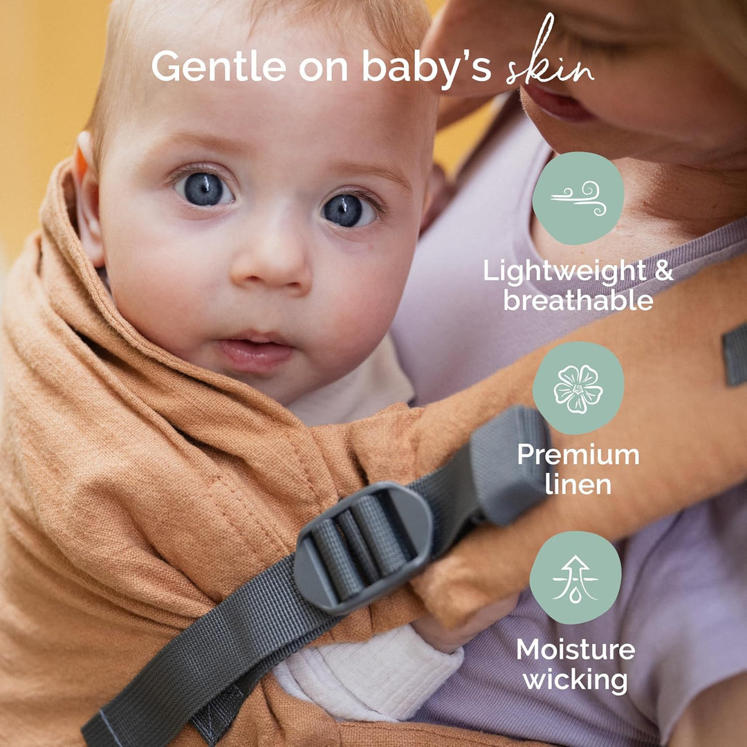 Boba X Babytrage Neugeborene ab Geburt (3-20 kg) - Hüftfreundliche Baby- &amp; Kindertrage mit verstellb