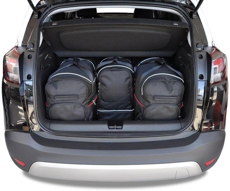 KJUST Dedizierte Kofferraumtaschen 4 STK kompatibel mit OPEL Crossland X I 2017+
