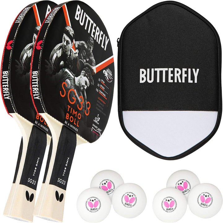 Butterfly® Timo Boll SG33 Tischtennisschläger | Tischtennis Racket Hobby & Freizeit | ambitionierter