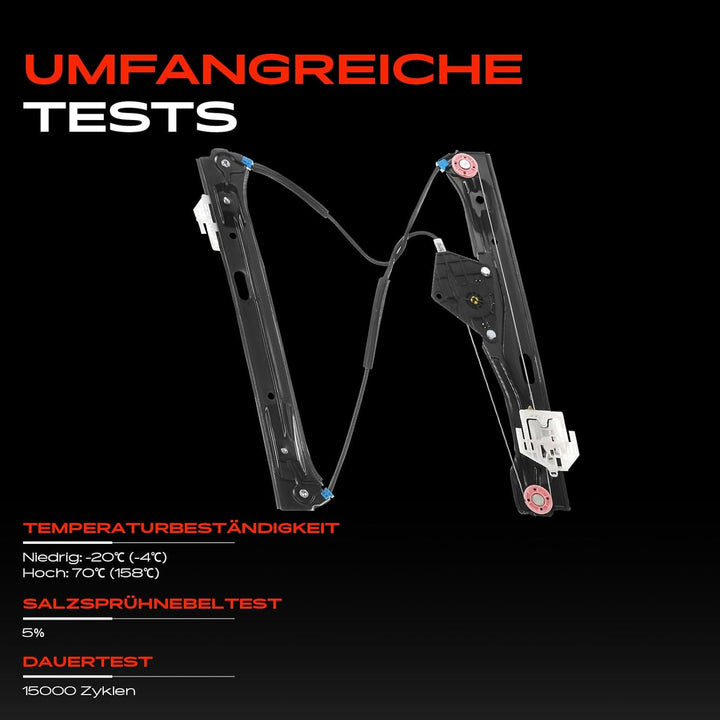 Frankberg Fensterheber Elektrisch ohne Motor 4/5-Türer Vorne Rechts Kompatibel mit 1er F20 114 116 1