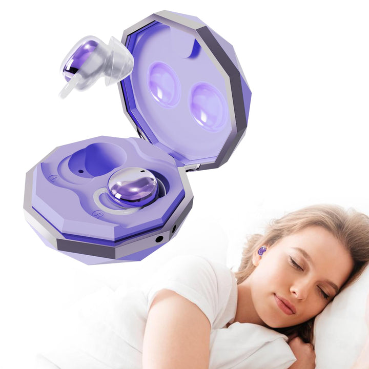 MONODEAL Schlafkopfhörer Bluetooth 5.4 Sleep Earbuds, Weiche Kopfhörer Schlafen Sleepbuds, Unsichtba