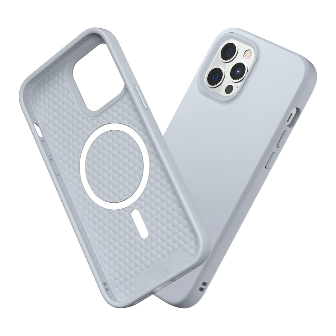 RhinoShield Case kompatibel mit [iPhone 12/12 Pro] | SolidSuit - MagSafe-kompatibel -Stossdämpfende