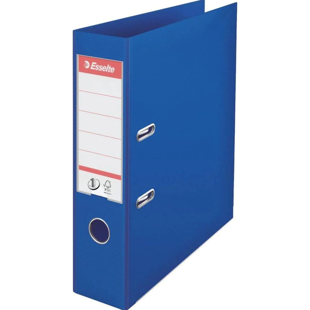 Esselte 162510 5 Stück Aktenordner A4 75 mm blau