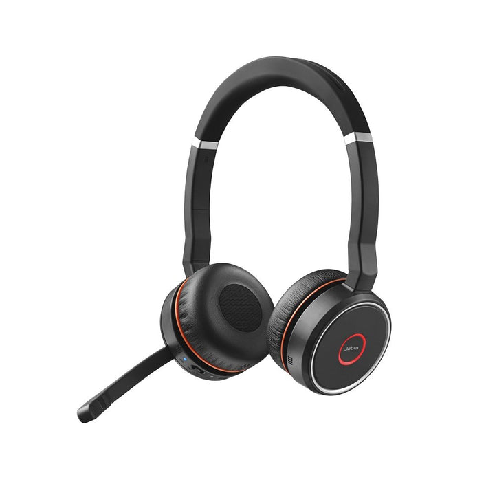 Jabra Evolve 75 UC Wireless Stereo On-Ear Headset – Unified Communications zertifizierte Kopfhörer m