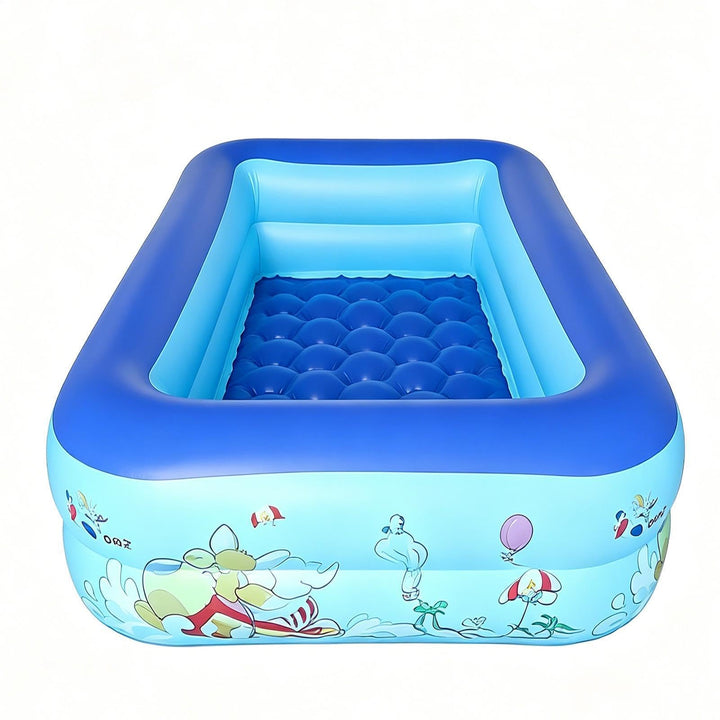 Aufblasbares Planschbecken, Tragbare Schwimmbecken für Outdoor Garten | Aufblasbarer Pool Familienpo