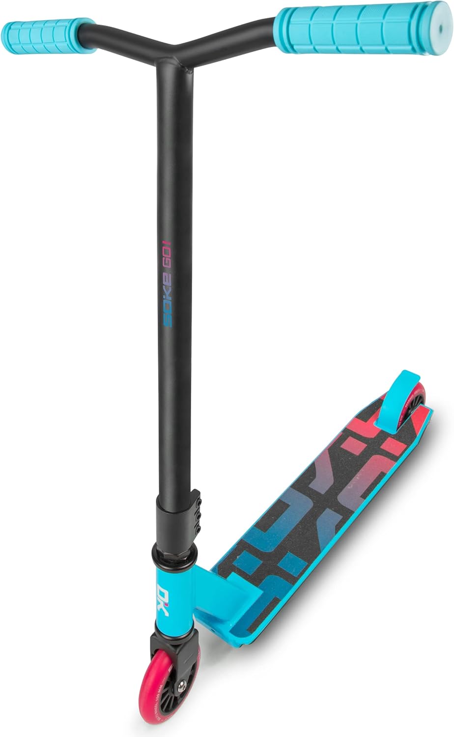 SOKE Stunt Scooter Erwachsene Jugendliche - Freestyle Roller ABEC-9 Kugellager - 100 mm Räder - 48,5