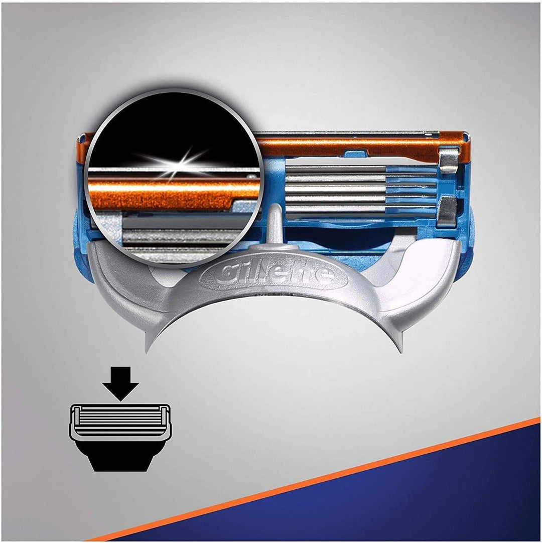 Gillette Fusion 5 Rasierer Herren mit Trimmerklinge für Präzision und Gleitbeschichtung, Rasierer +