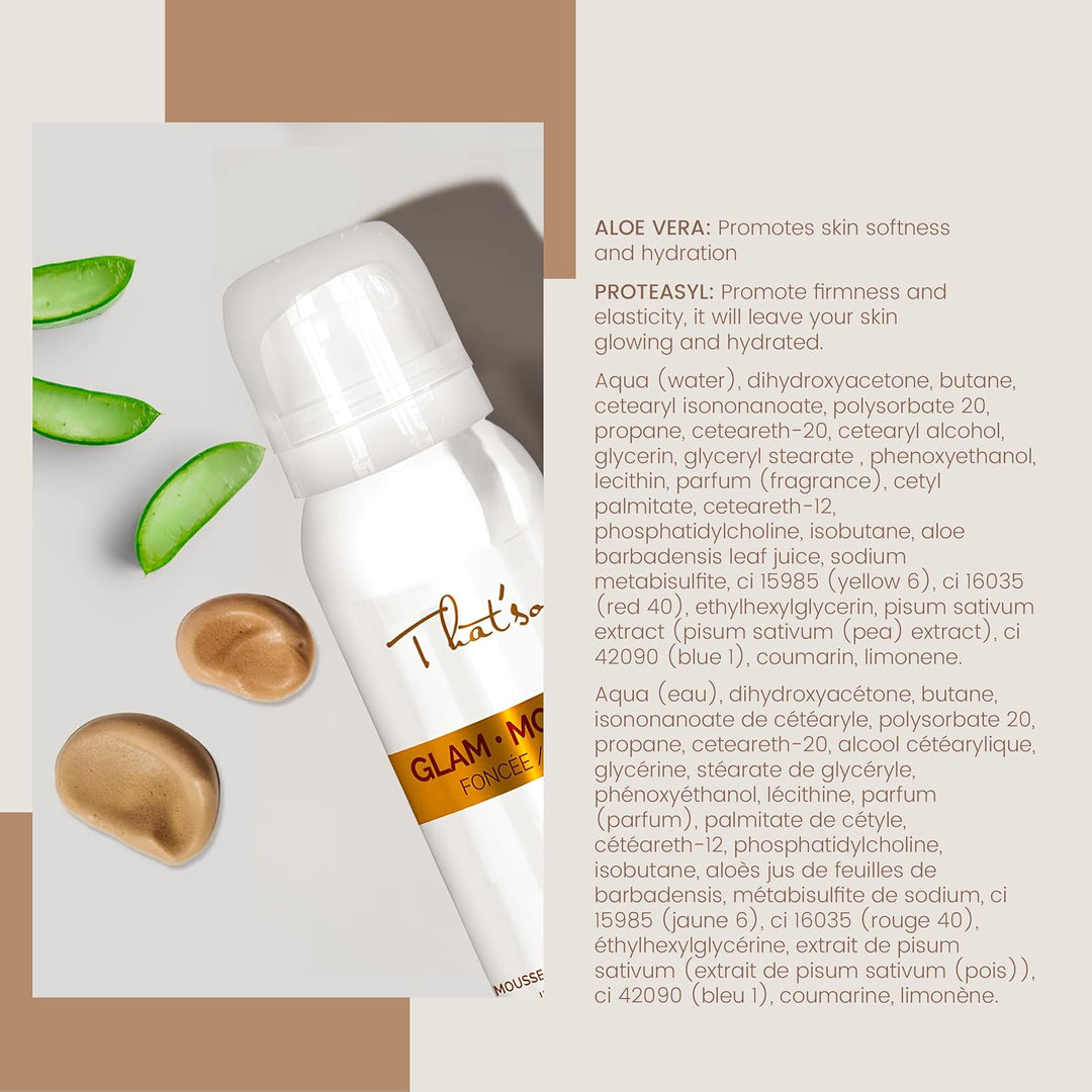 That'so Glam Body Mousse, Selbstbräunendes Körpermousse - 150ml