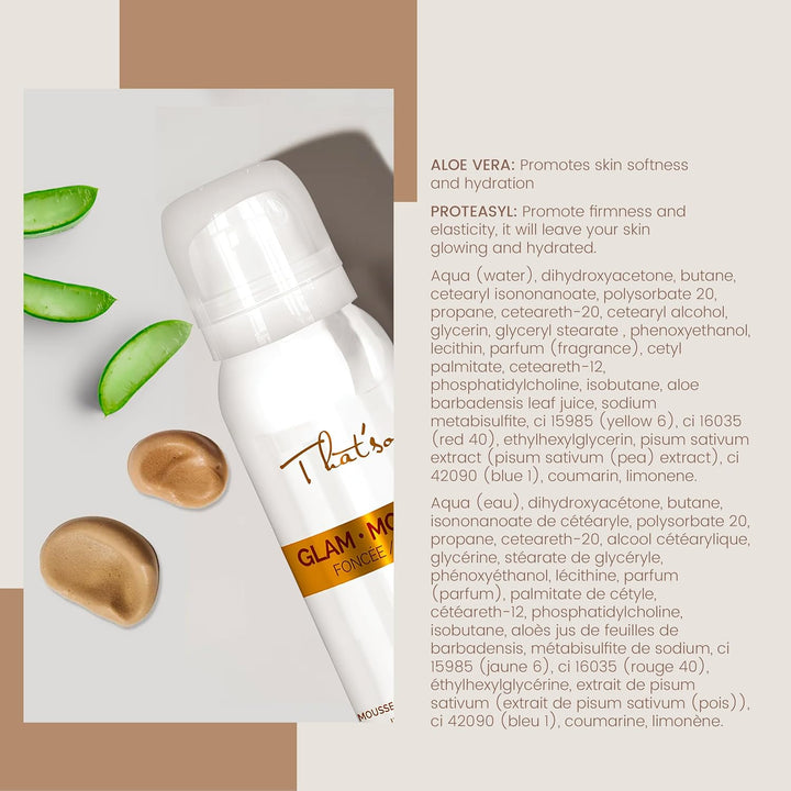 That'so Glam Body Mousse, Selbstbräunendes Körpermousse - 150ml